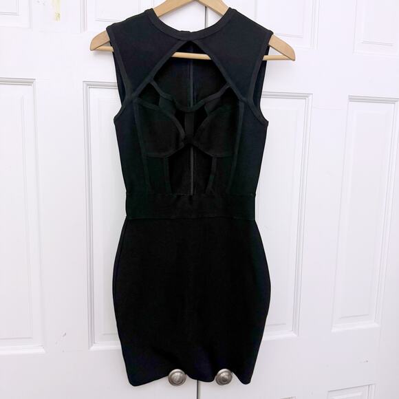 House of CB Black Aravena Bandage Dress - Picture 4 of 9